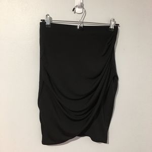 H&M Women’s Black Ruched Skirt Size XS